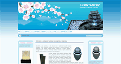 Desktop Screenshot of e-fontany.cz